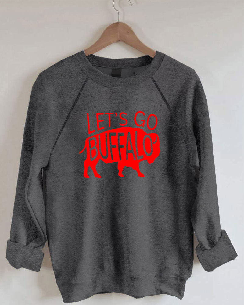 Let's Go Buffalo Football Sweatshirt