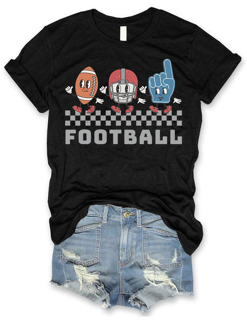 Retro Football Game Day T-Shirt