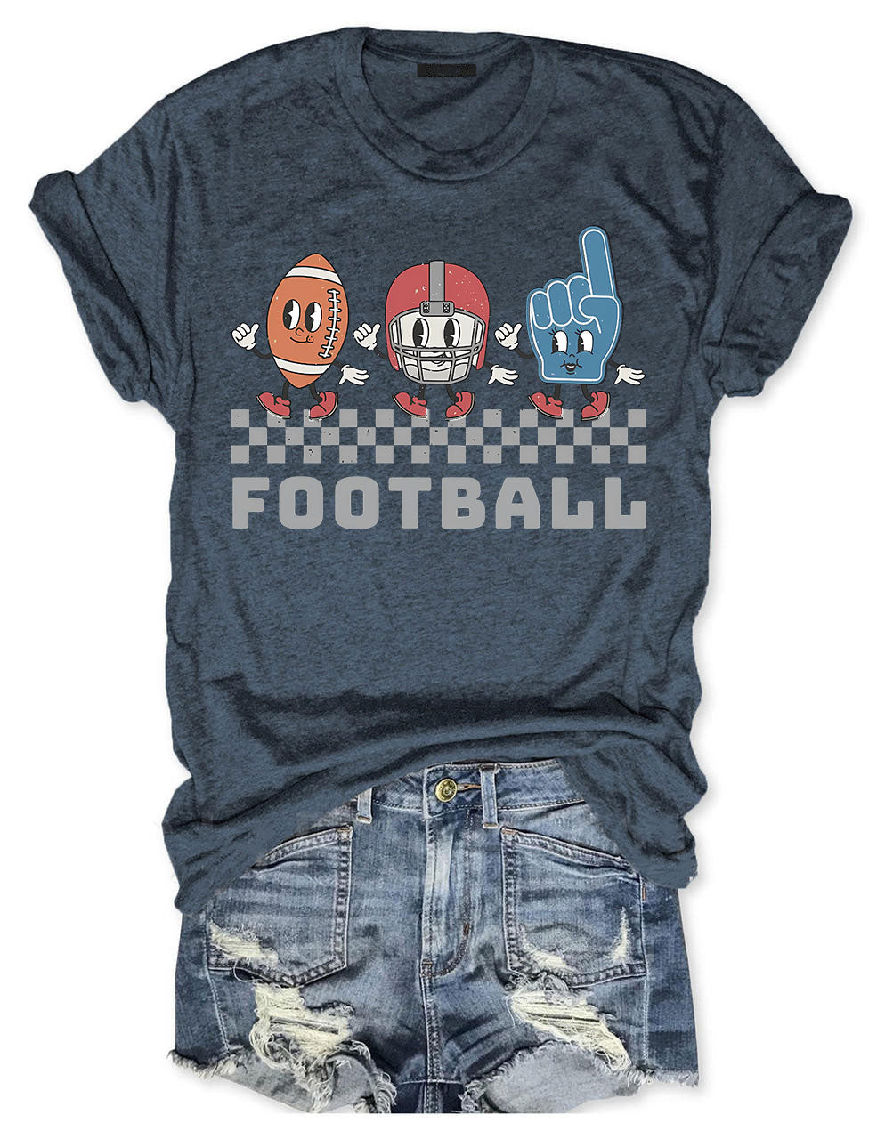 Retro Football Game Day T-Shirt