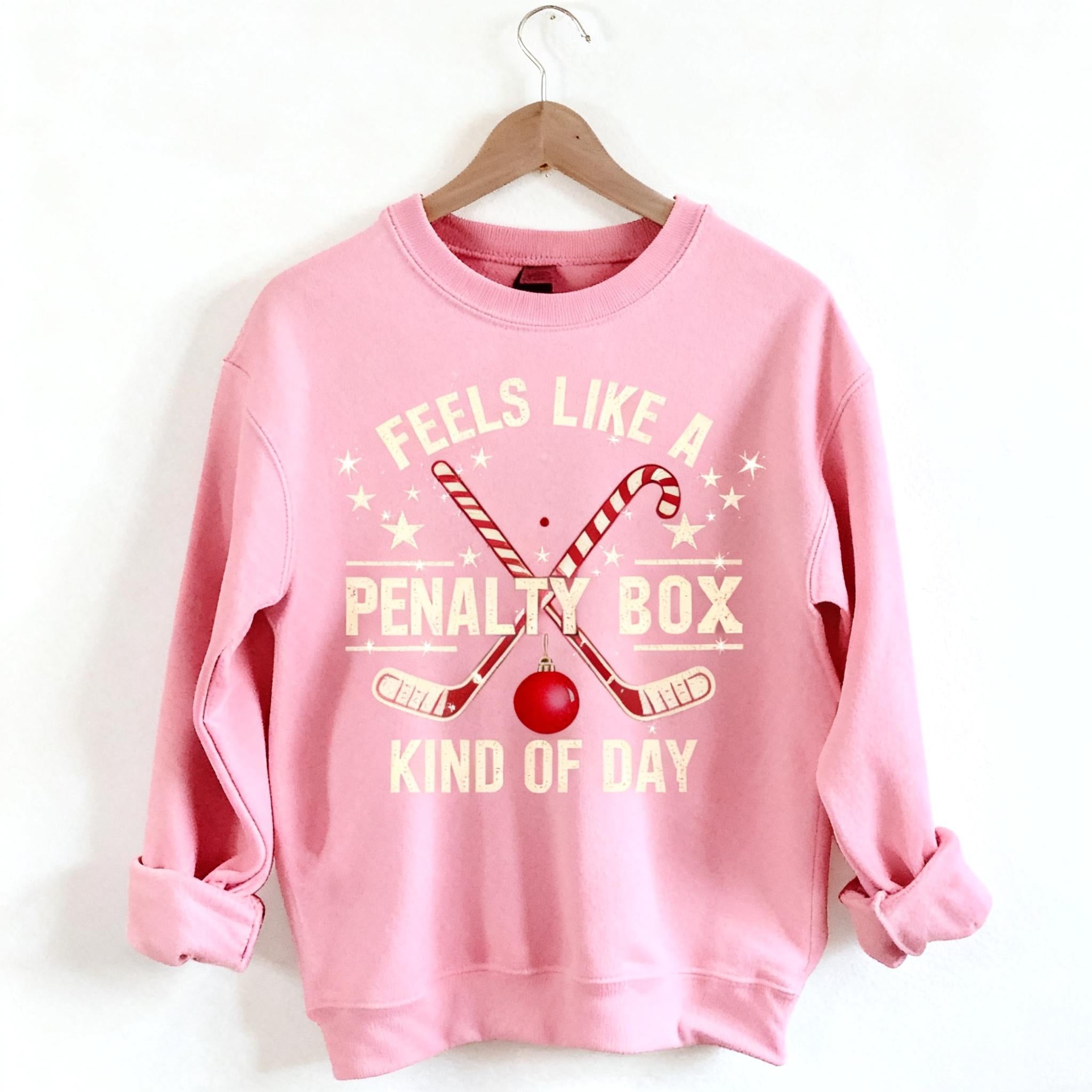 Merry Chrismas Hockey Penalty Box Sweatshirt