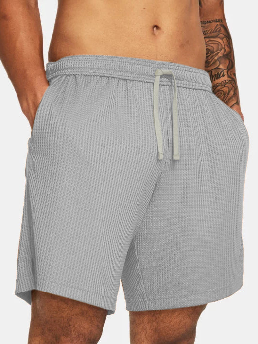 Men's Summer Simple And Comfortable Waffle Shorts