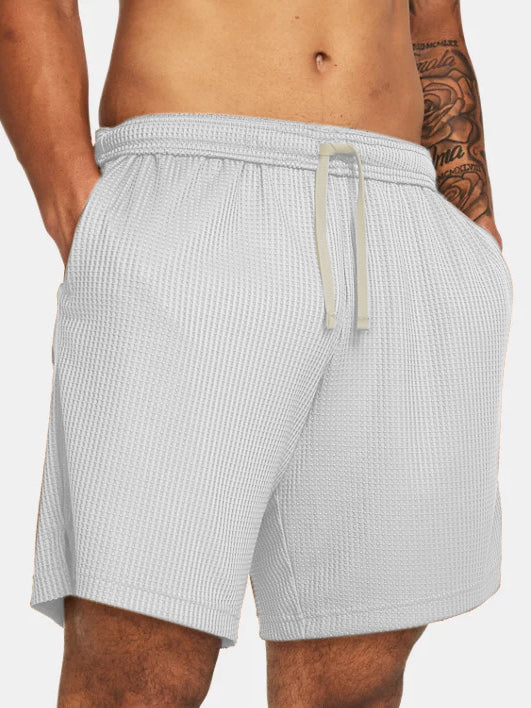 Men's Summer Simple And Comfortable Waffle Shorts