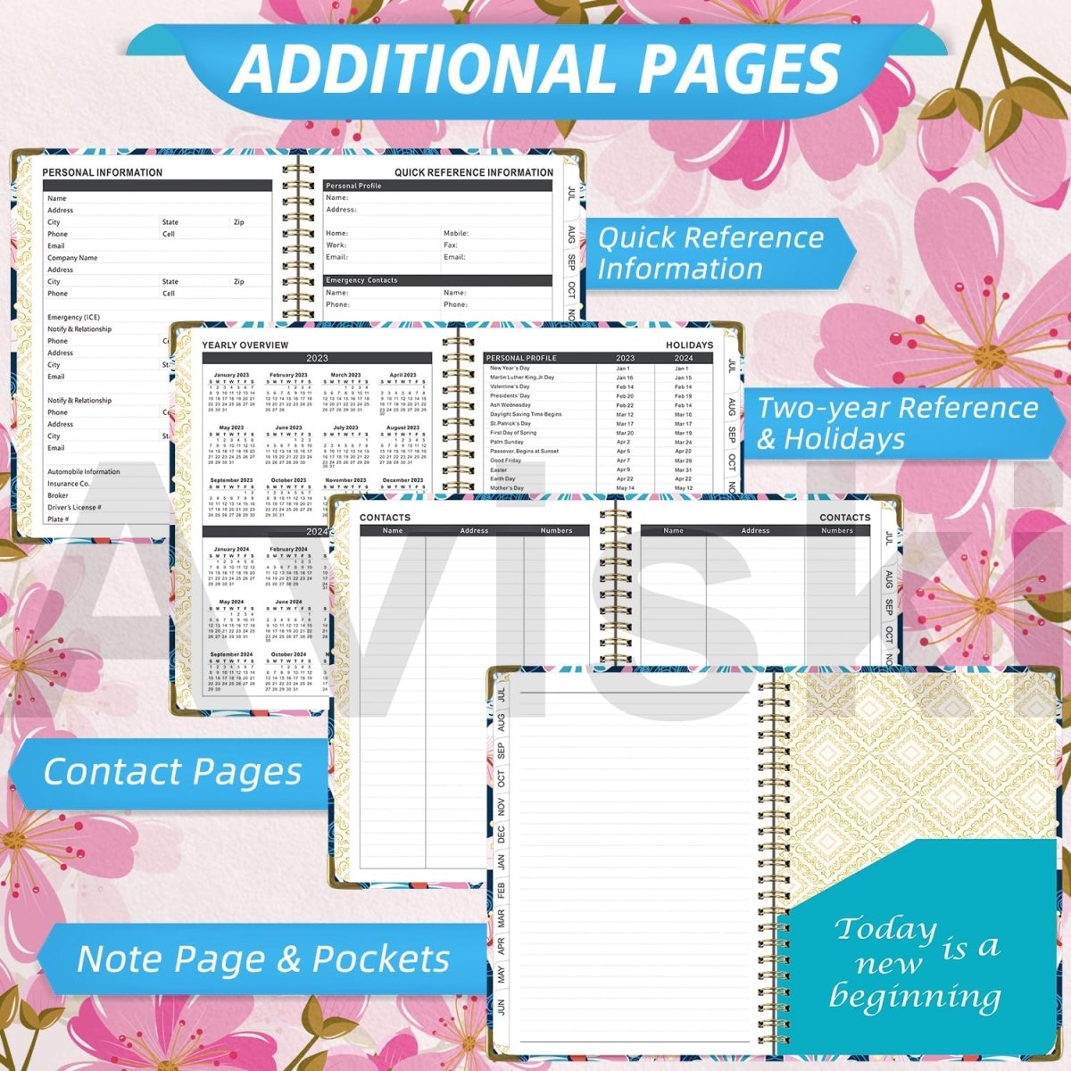 2024 Planner, Weekly & Monthly Planner  Home or Office Use for Gifts