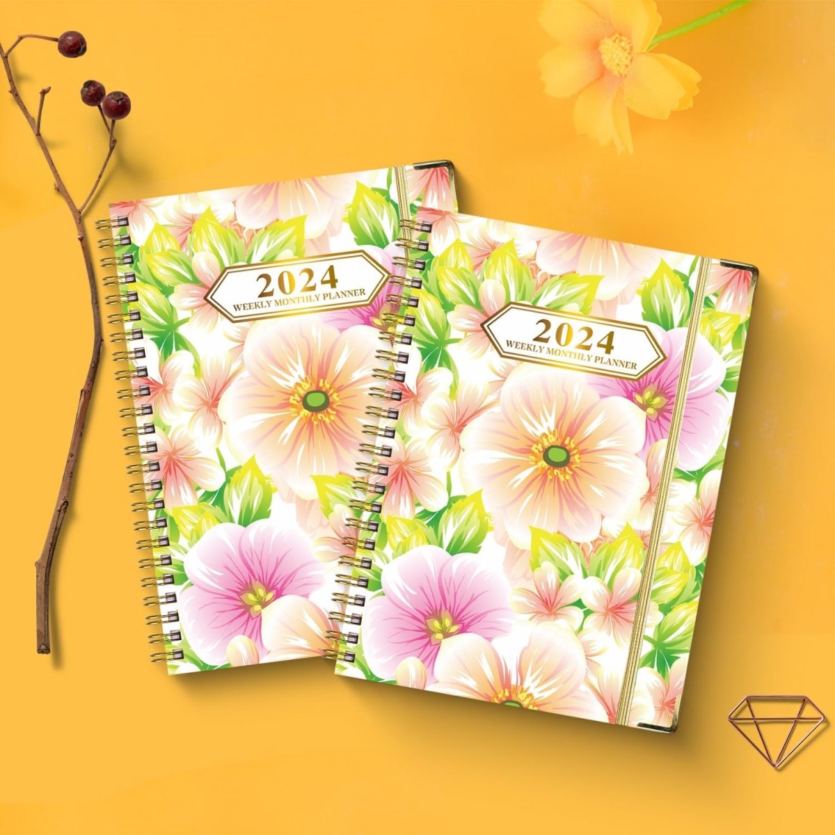 2024 Planner, Weekly & Monthly Planner  Home or Office Use for Gifts