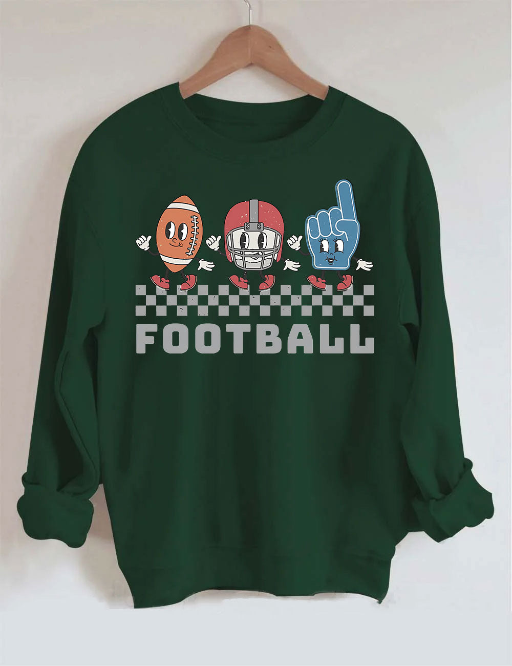 Retro Football Game Day Sweatshirt