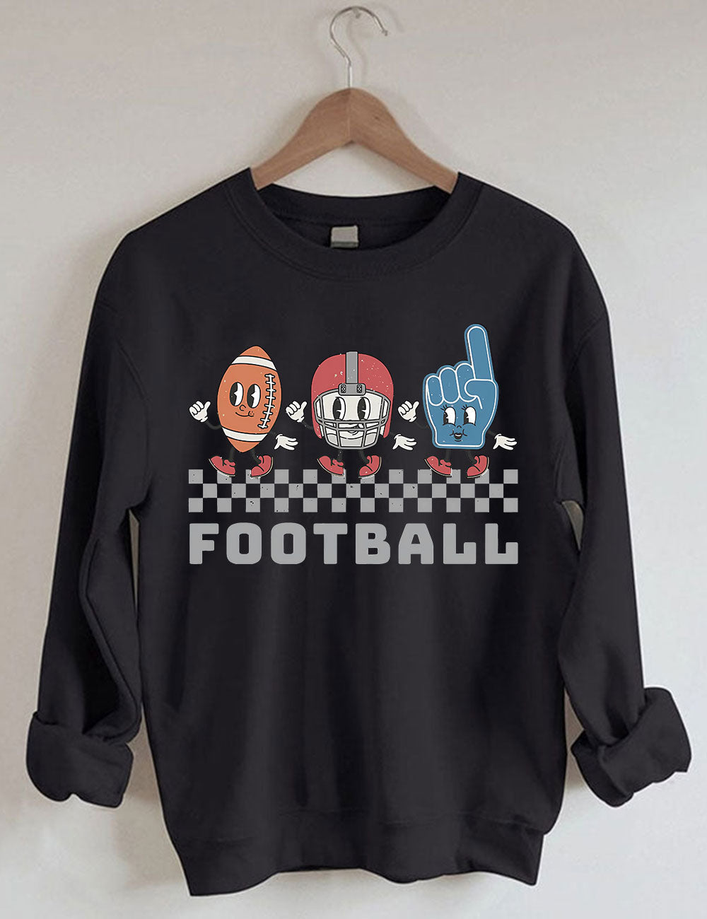 Retro Football Game Day Sweatshirt