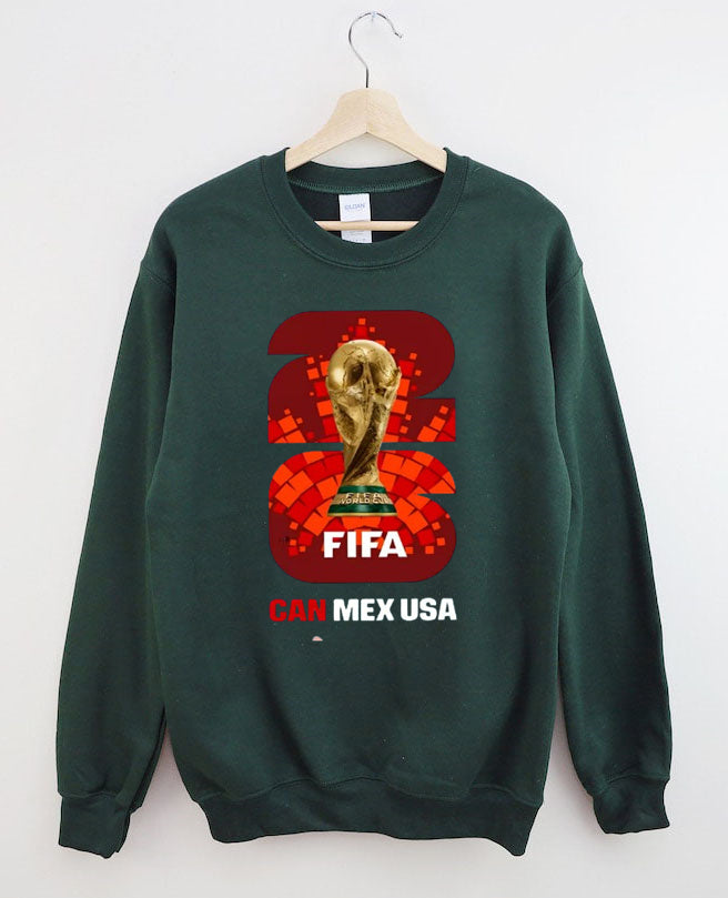 FIFA World Cup 2026 , USA Canada Mexico Soccer Sweatshirt