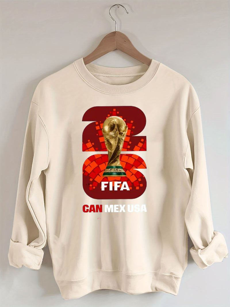 FIFA World Cup 2026 , USA Canada Mexico Soccer Sweatshirt