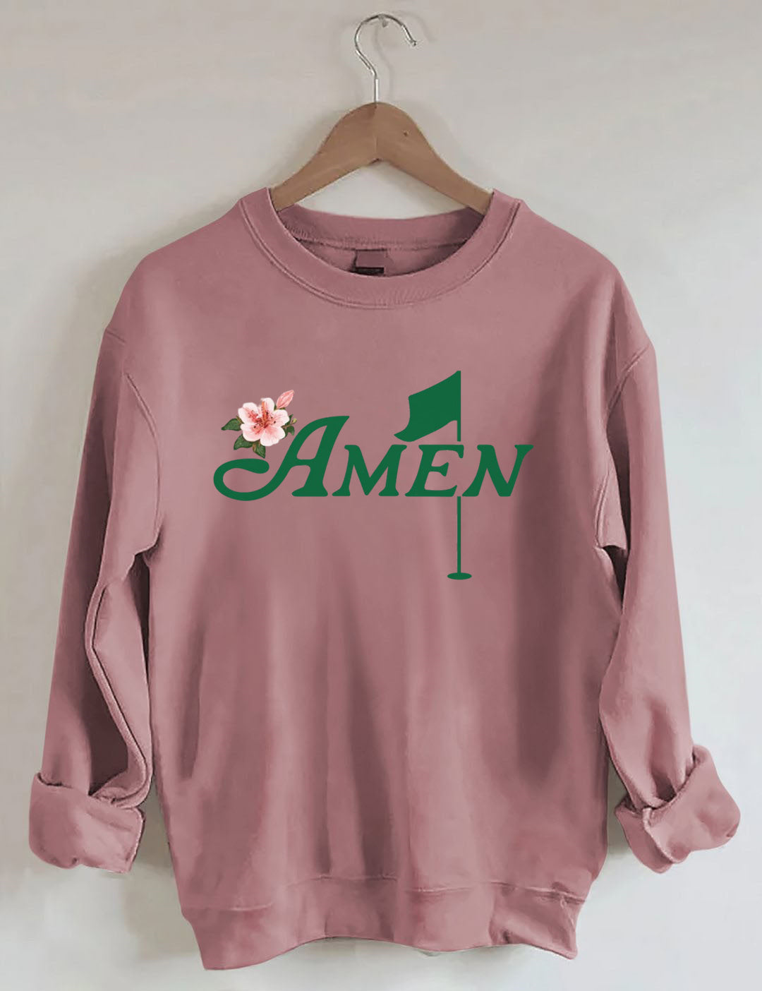 Golf Amen Azalea Pink Golf Tournament Sweatshirt