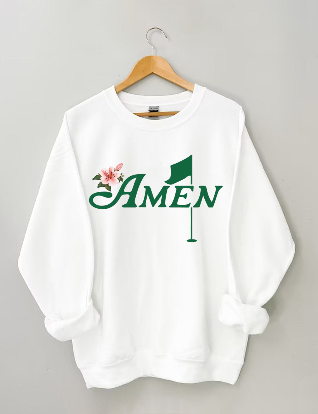 Golf Amen Azalea Pink Golf Tournament Sweatshirt