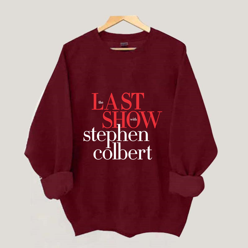 🔥Buy 3 Get 15% Off🔥Retro Last Show Print Sweatshirt