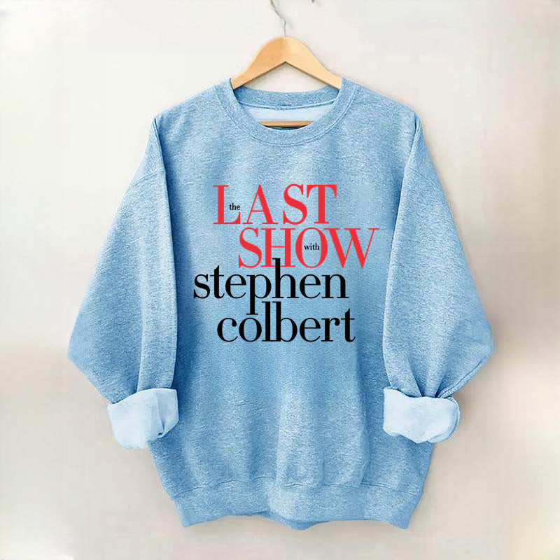 🔥Buy 3 Get 15% Off🔥Retro Last Show Print Sweatshirt