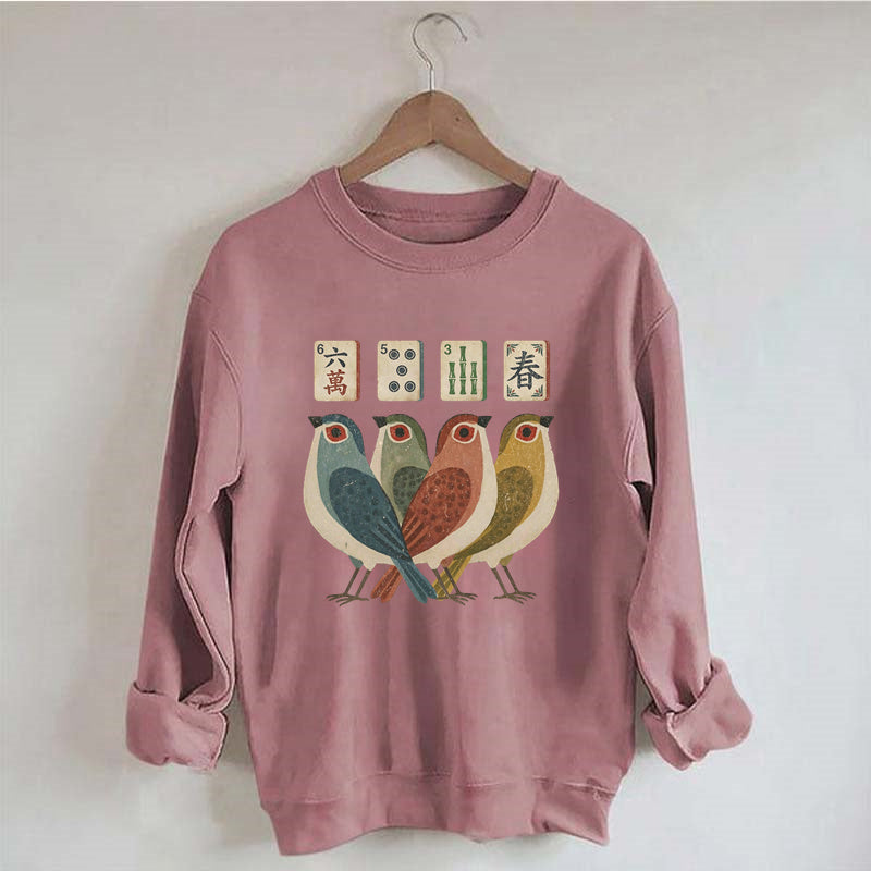 Retro Bird Bam Tile Sweatshirt