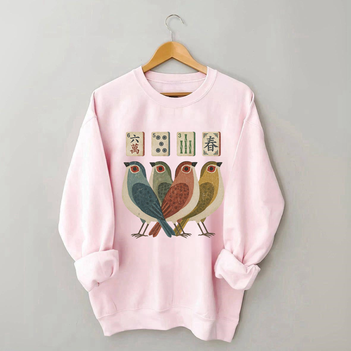 Retro Bird Bam Tile Sweatshirt