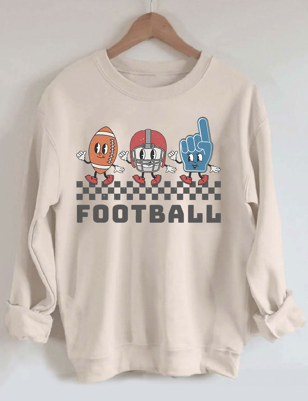 Retro Football Game Day Sweatshirt