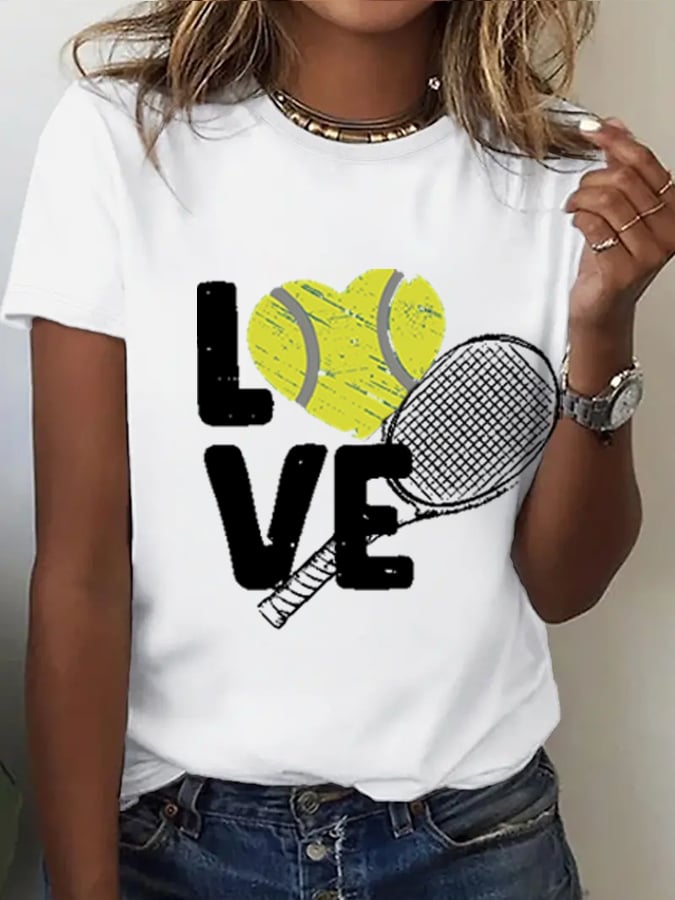 Women's Apres Tennis Print T-shirt