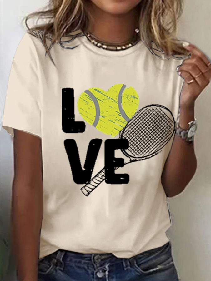 Women's Apres Tennis Print T-shirt