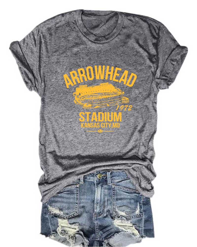 Arrowhead Stadium 1972 Football T-Shirt