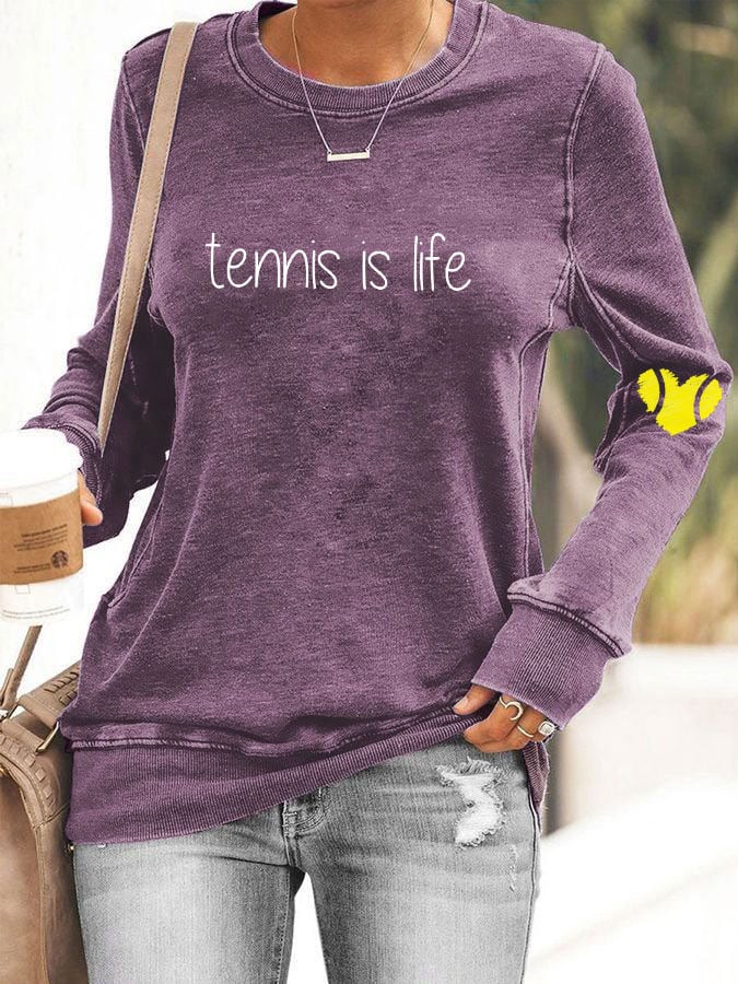 Women's tennis is life sweatshirt