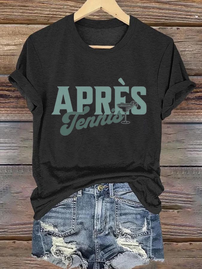 Women's Apres Tennis Print T-shirt