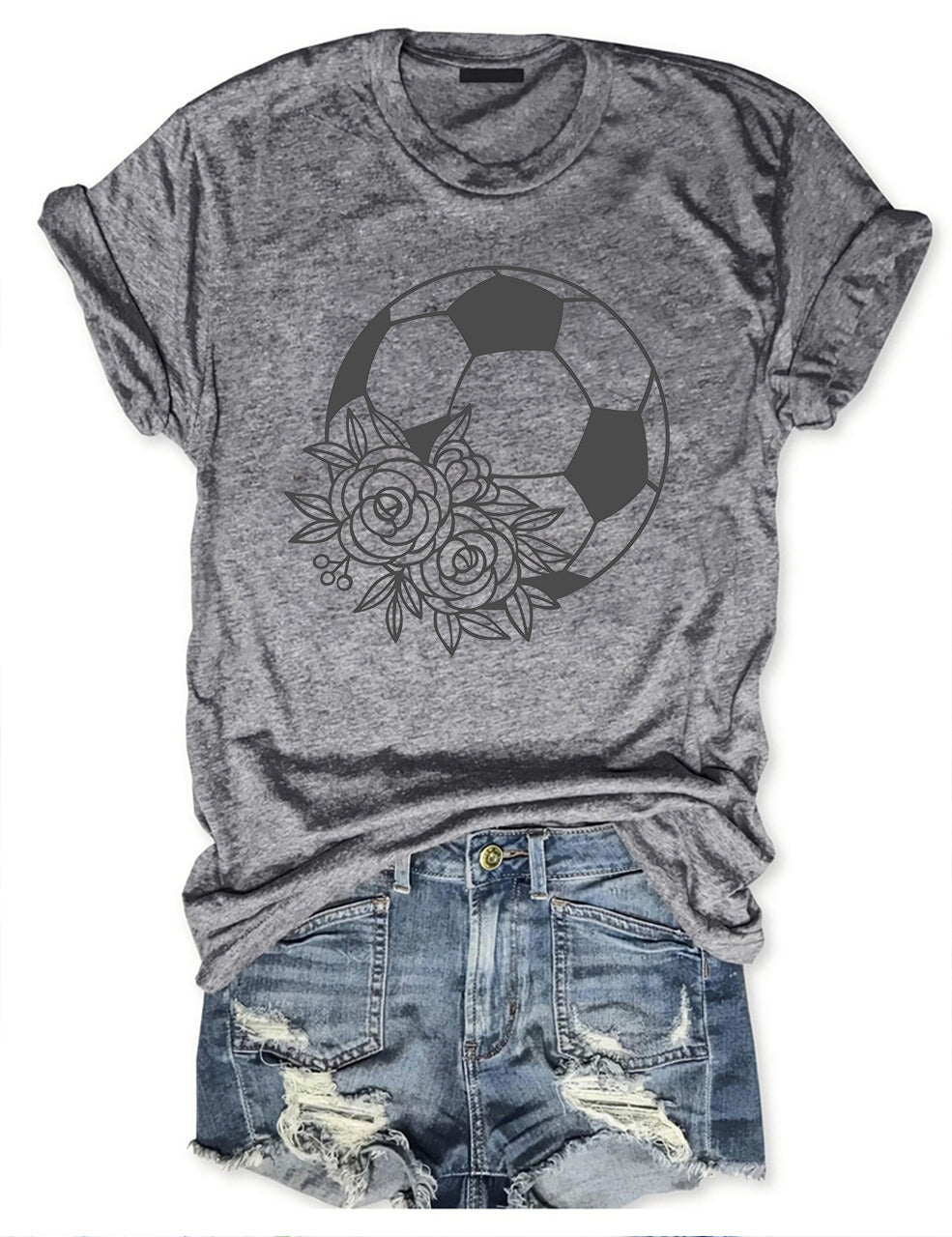 Flowers  Football T-shirt