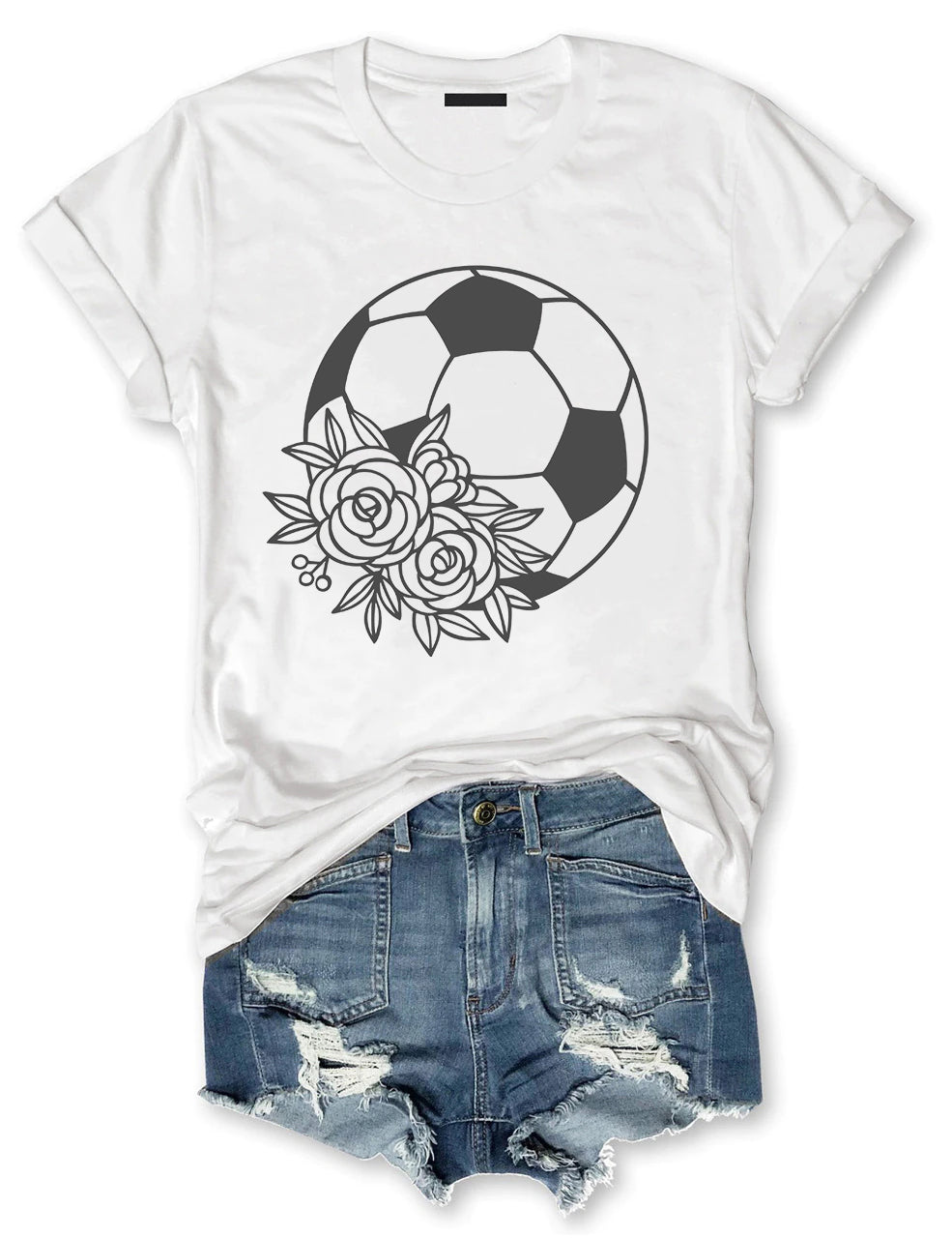 Flowers  Football T-shirt