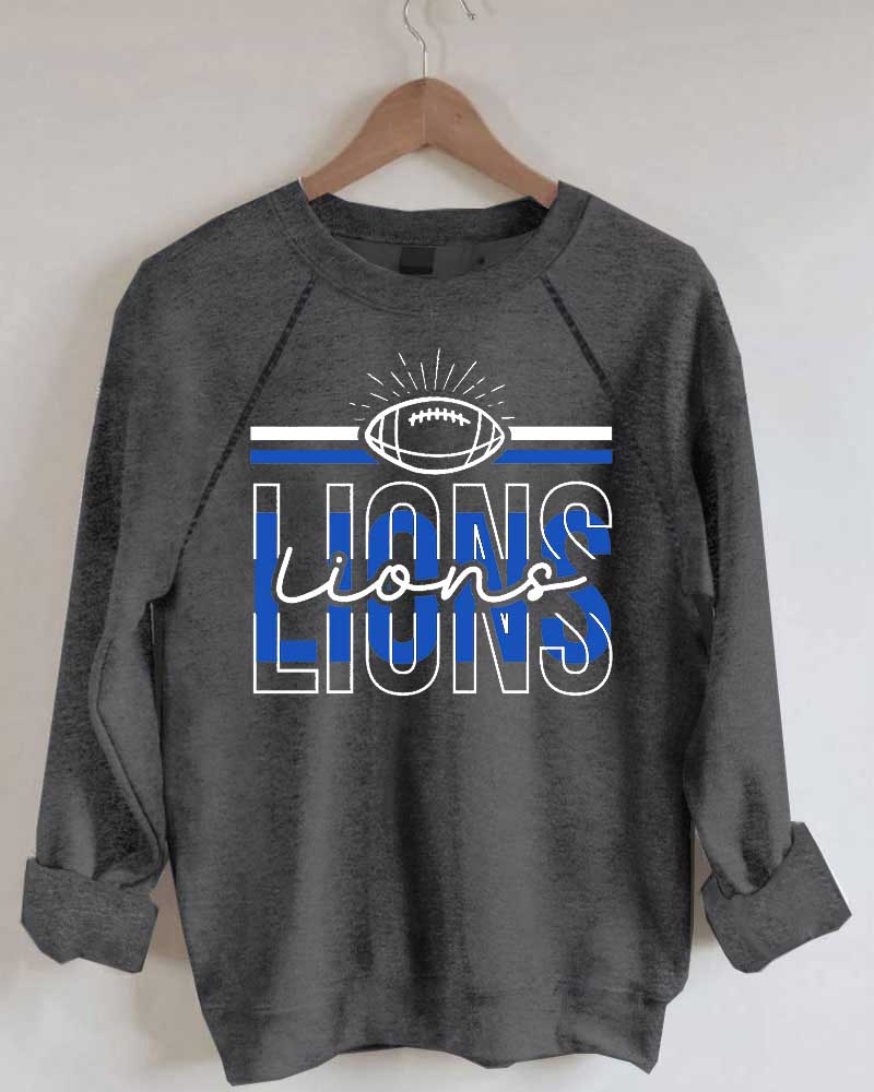 Detroit Lions Football Graphic Sweatshirt