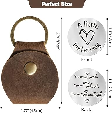 💝Pocket Hug Token Key Chain-Encourage Your Loved Ones🌹