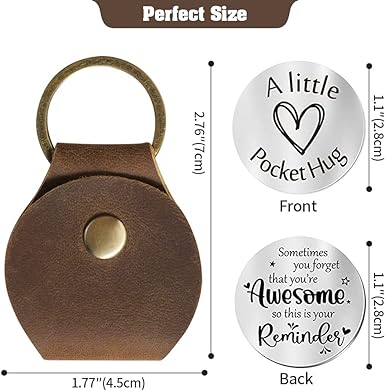 💝Pocket Hug Token Key Chain-Encourage Your Loved Ones🌹