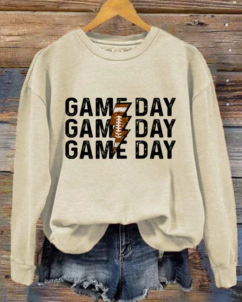 Game Day Football Graphic Sweatshirt