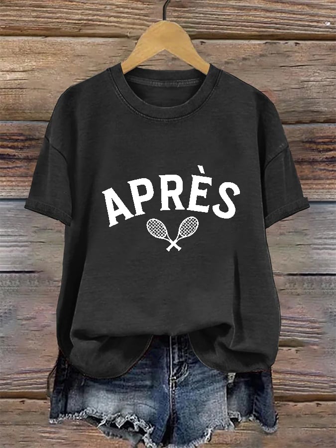 Women's Apres Tennis Print T-shirt