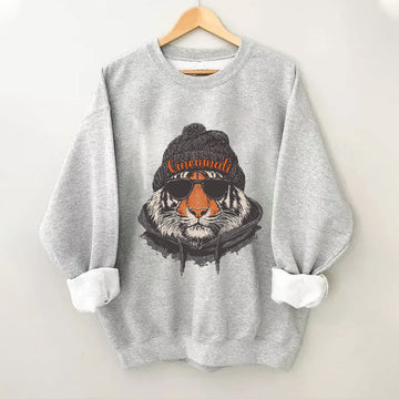 Comfort Colors Cincinnati Football Mascot Sweatshirt