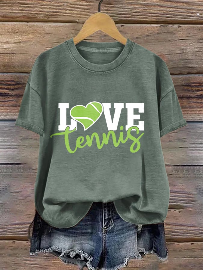 Women's Apres Tennis Print T-shirt