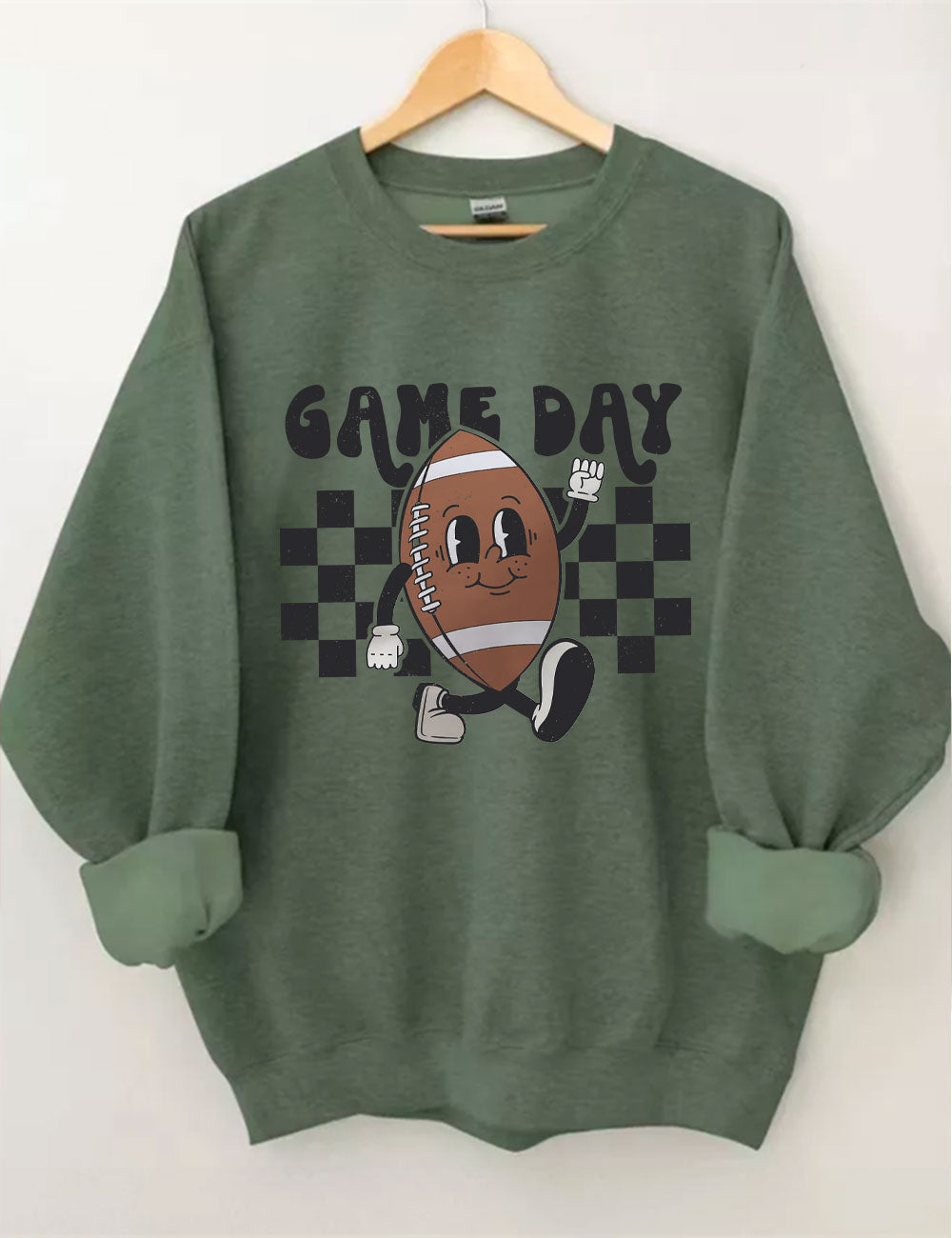 Retro Football Game Day Sweatshirt