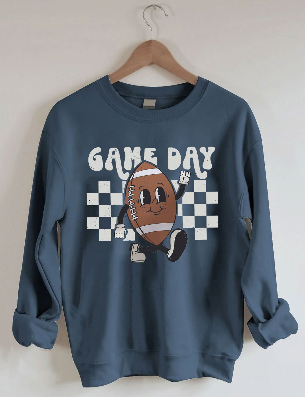 Retro Football Game Day Sweatshirt