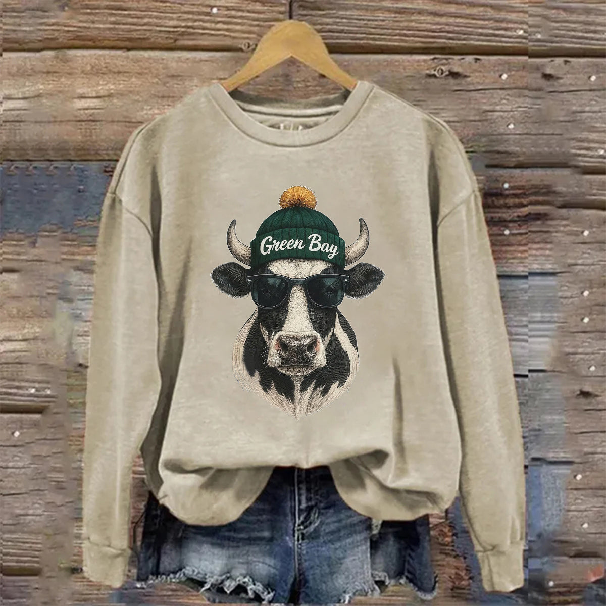 Green Bay Football Mascot Sweatshirt