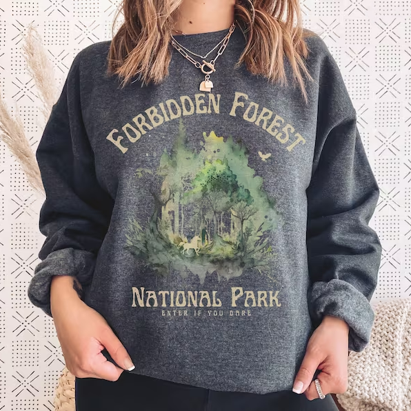 Forbidden Forest Wizard Sweatshirt National Park Sweatshirt