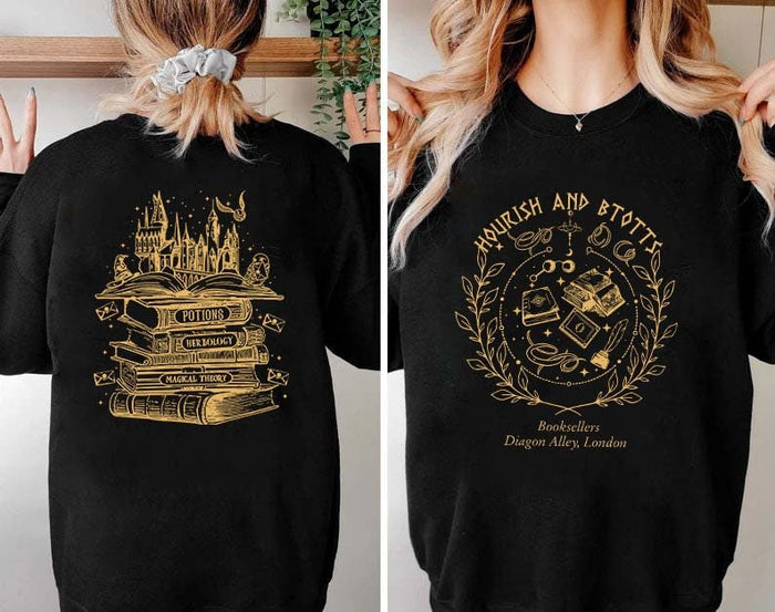 Wizard Bookshop Two-Sided Sweatshirt