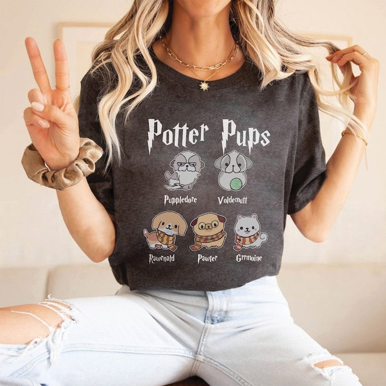 Potter Pups Cute Dog Shirt