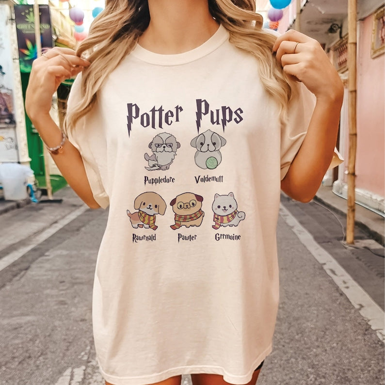 Potter Pups Cute Dog Shirt