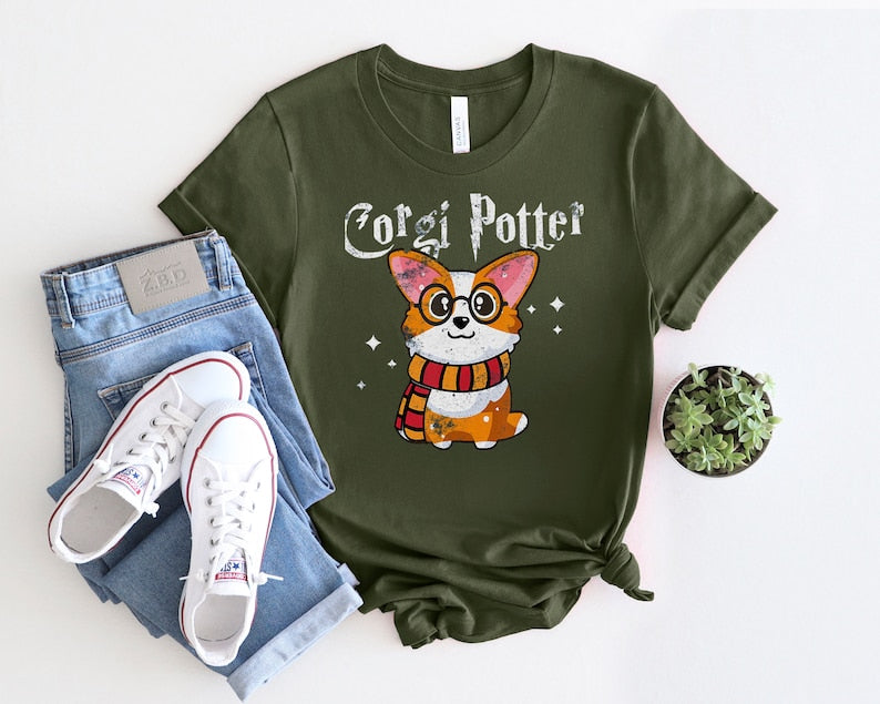 Corgi Potter Funny Swearshirt