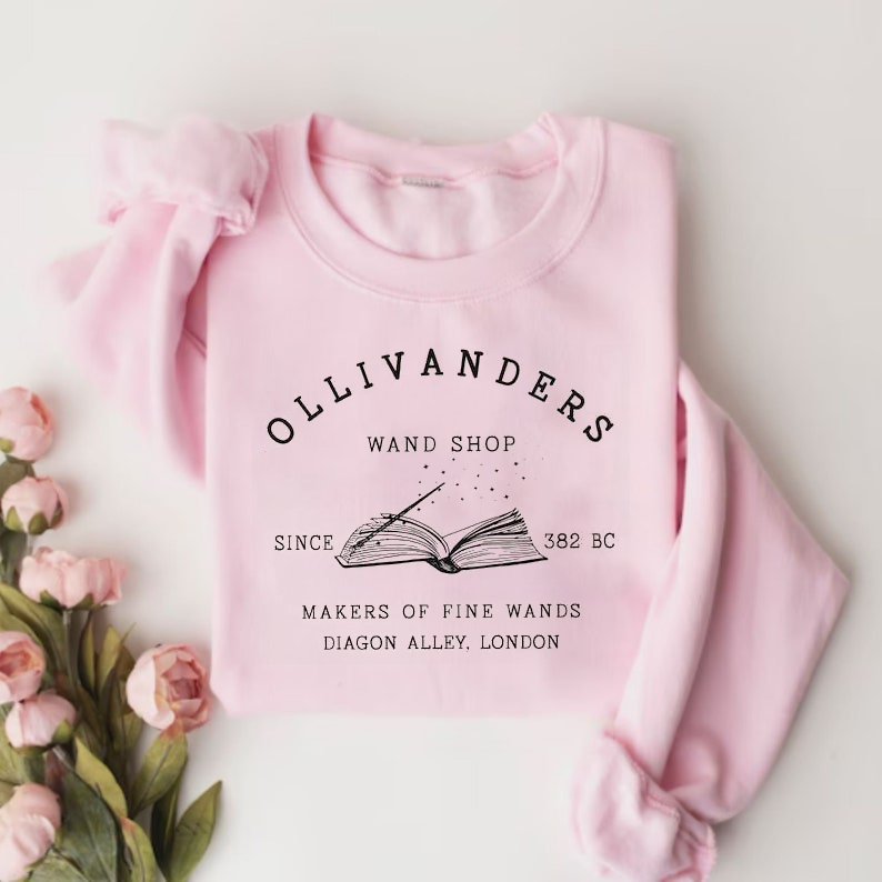 Ollivanders Wand Shop Wizard Book  Sweatshirts