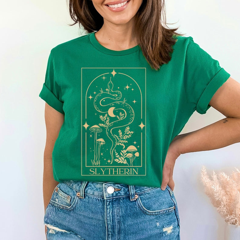 Wizard Houses Slytherin Shirt