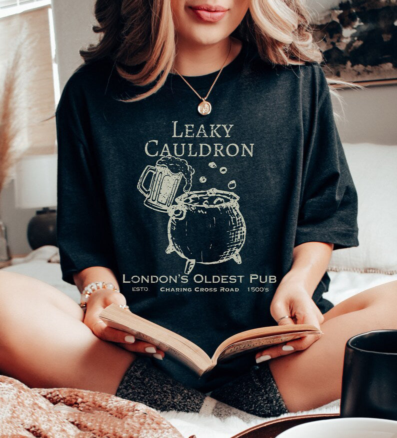Leaky Cauldron Wizard HP Shirt