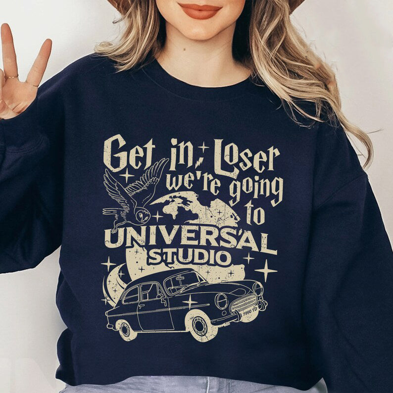 Wizard Flying Car Sweatshirt