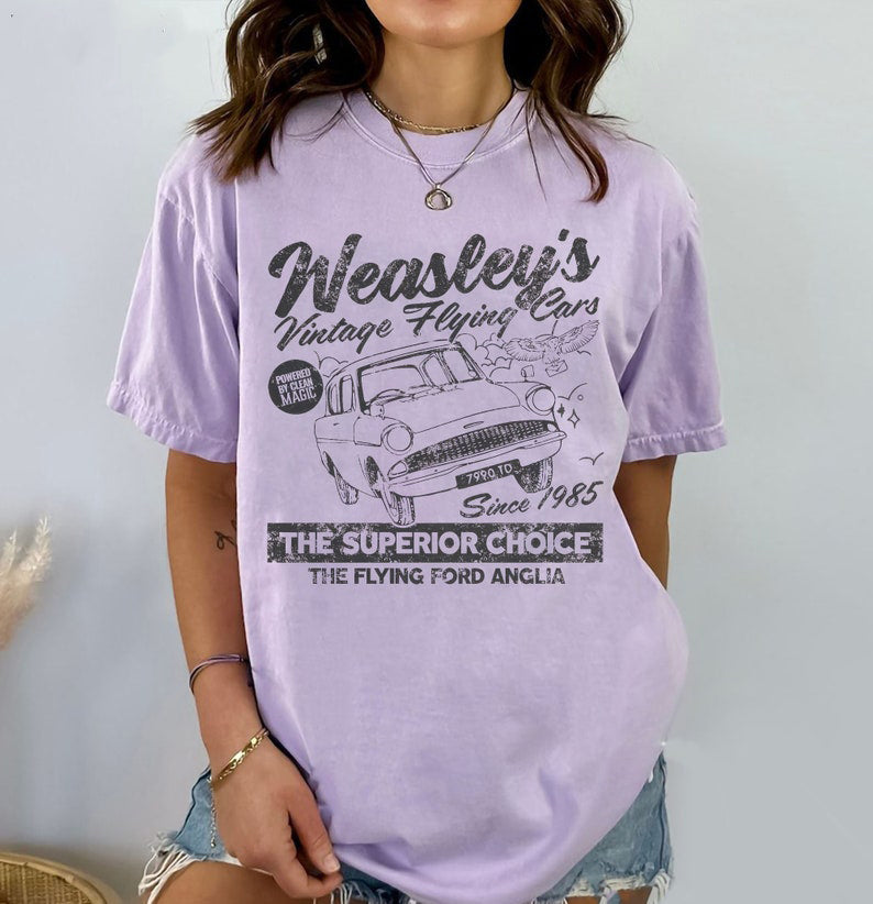 Weasley's Vintage Flying Car Shirt