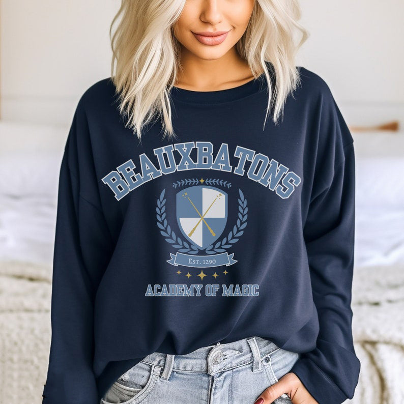 Beaubaxtons Varsity letter sweatshirt