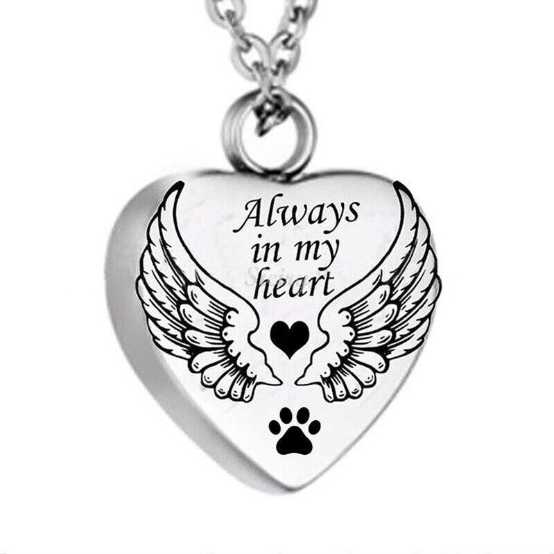 A Piece Of My Heart Lives In Heaven-Souvenir/Urn Pendant