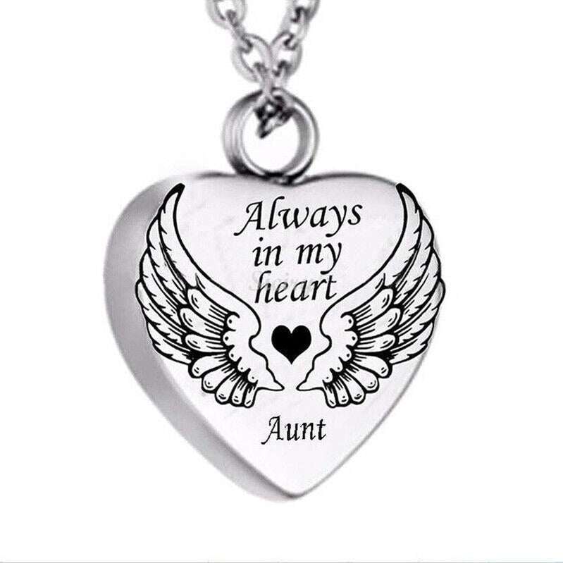 A Piece Of My Heart Lives In Heaven-Souvenir/Urn Pendant