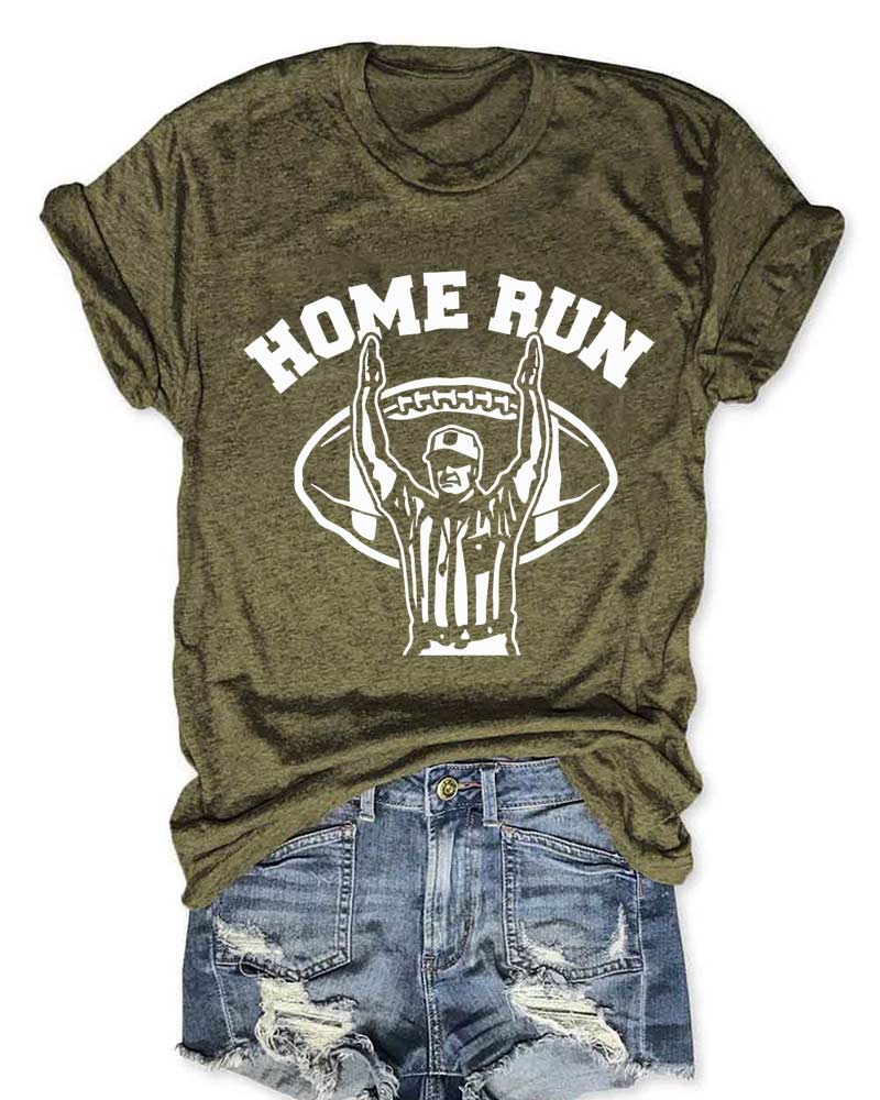 Home Run Funny Football T-Shirt